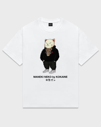 "Neko" by KOKAINE T Shirt // White