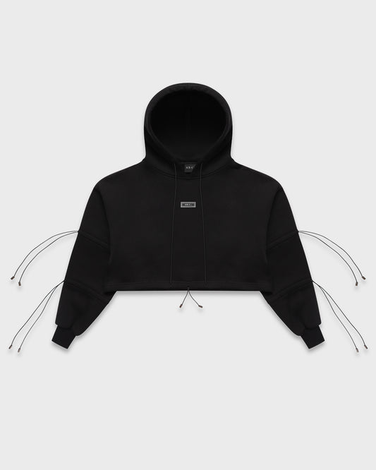 "Adjustable" Crop Hoodie //