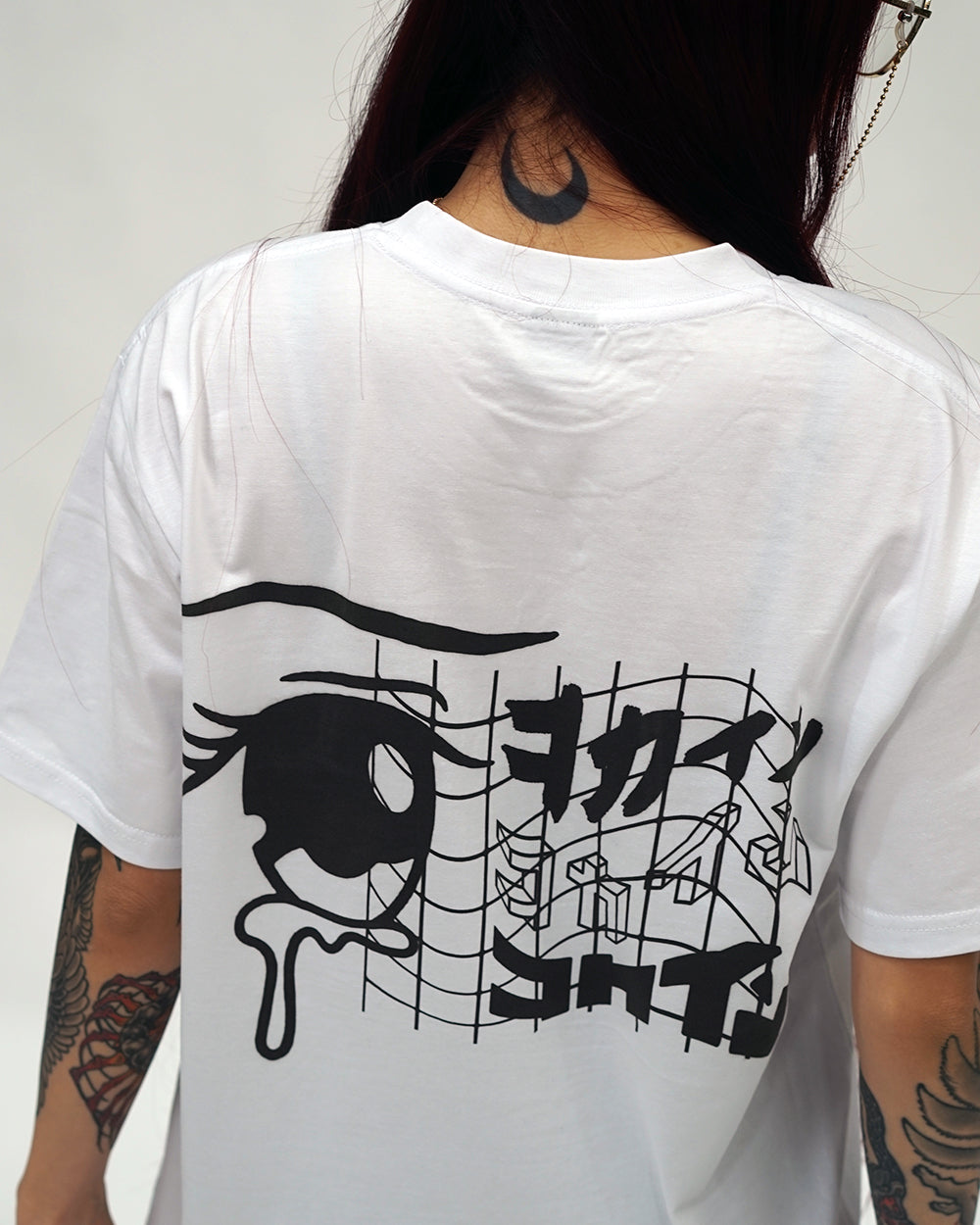 "Naki-Me" T Shirt // White