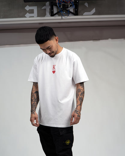 "K Love" T Shirt // White