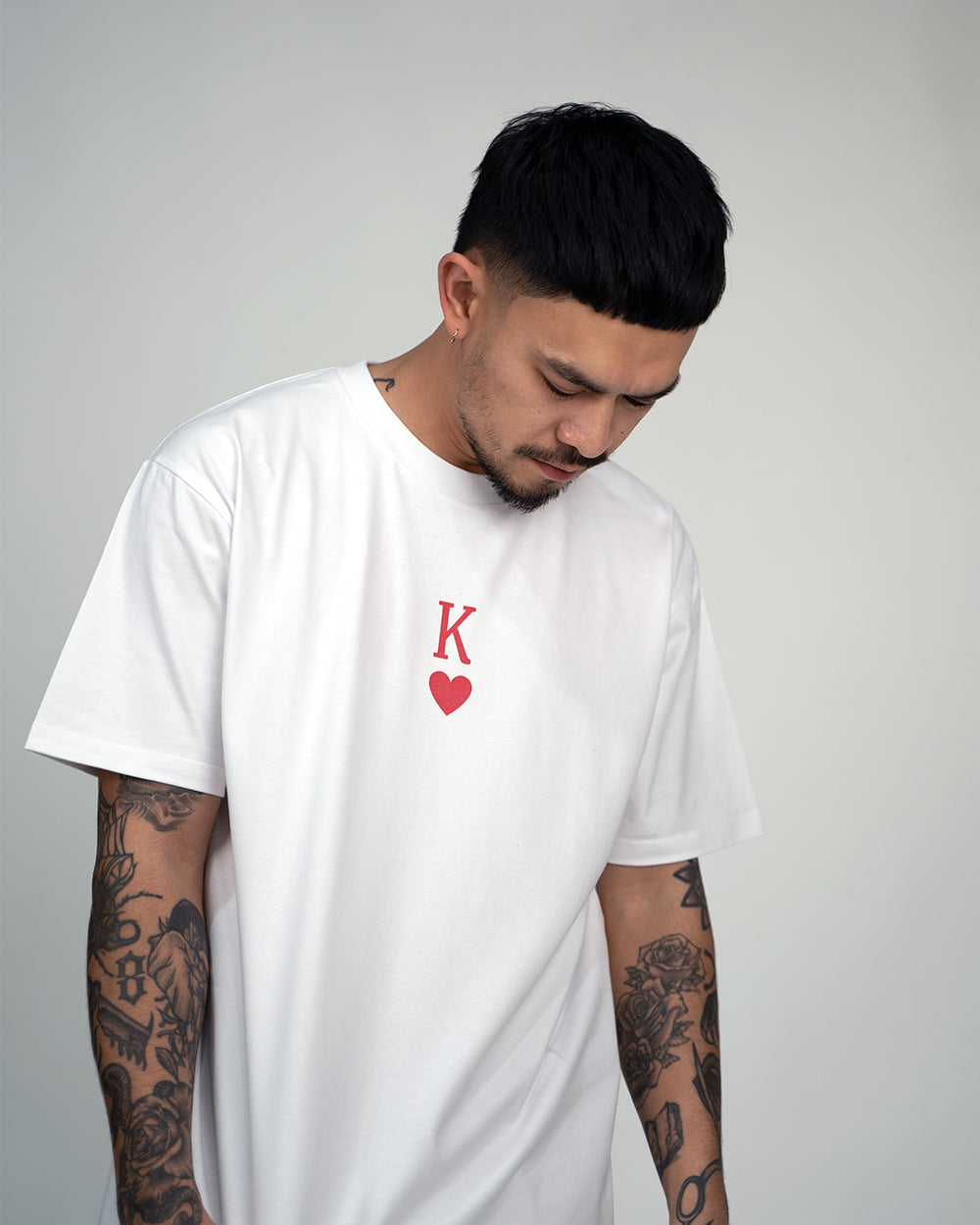 "K Love" T Shirt // White