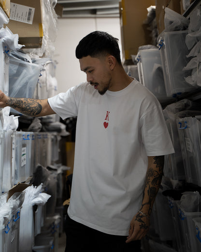 "K Love" T Shirt // White