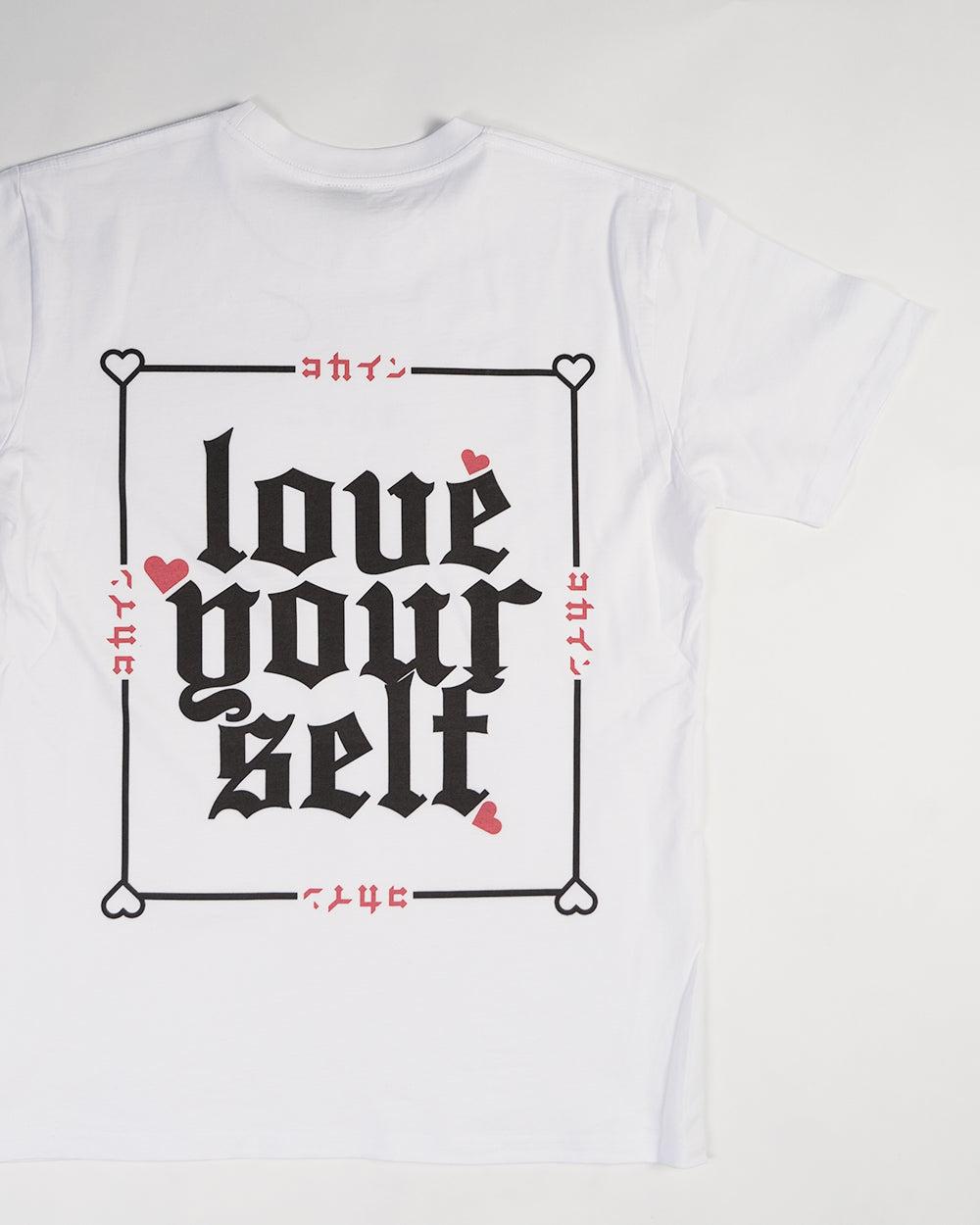 "Love Your Self" T Shirt // White