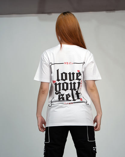 "Love Your Self" T Shirt // White