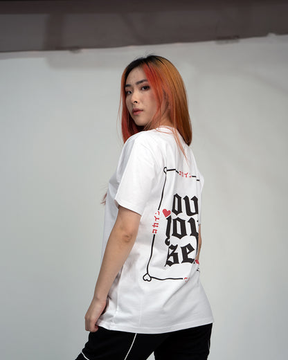 "Love Your Self" T Shirt // White