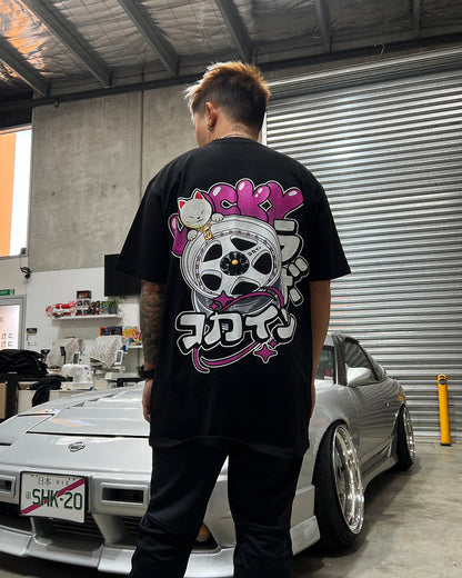 "Lucky Labo" x KOKAINE T Shirt // Black