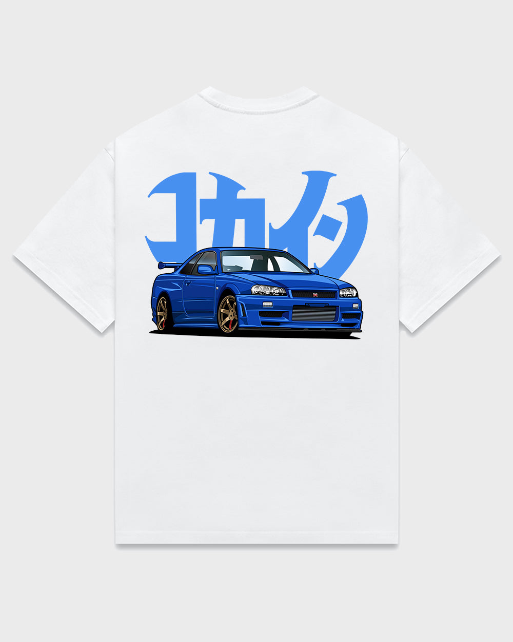 R34 GTR "Love Yours" T Shirt // White