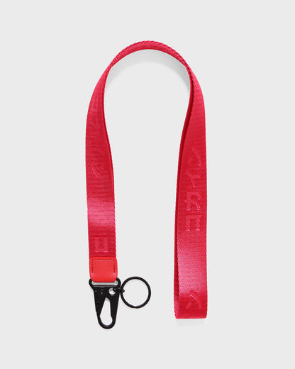 Lanyard 'Red With Red Logo' //// Nylon