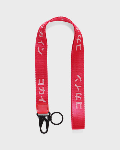 Lanyard 'Red With White Logo' //// Nylon