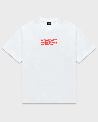 "Rising Sun" Box T Shirt // White