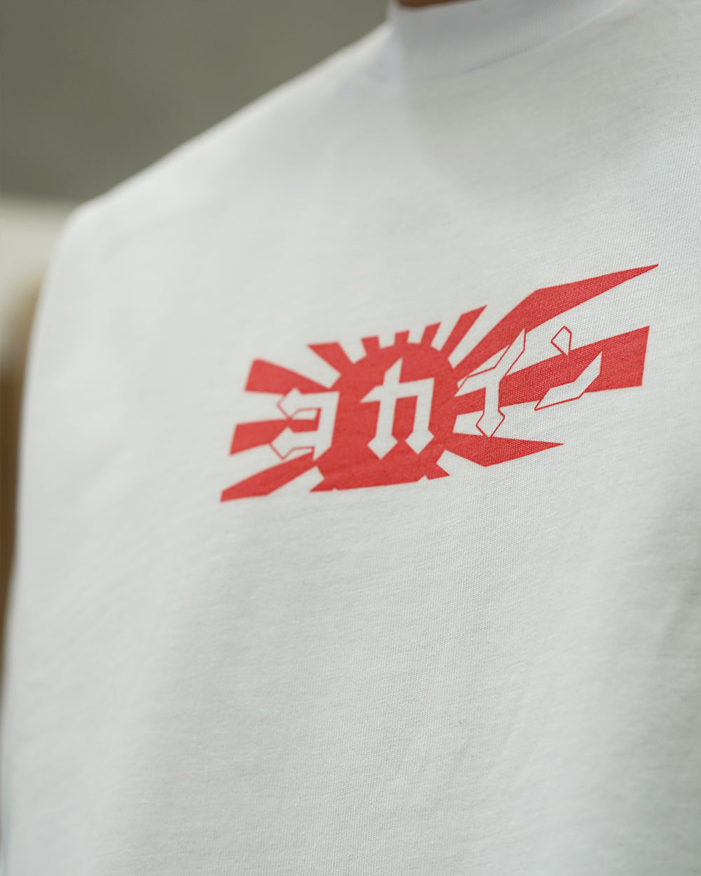 "Rising Sun" Box T Shirt // White