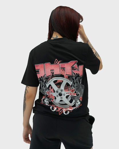 "TE37" Koi Fish T Shirt // Black