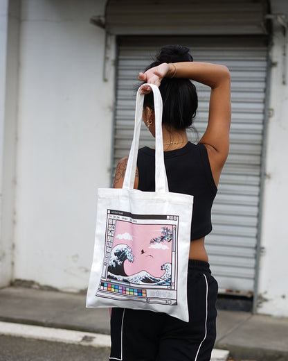 "Waves" Tote Bag ///