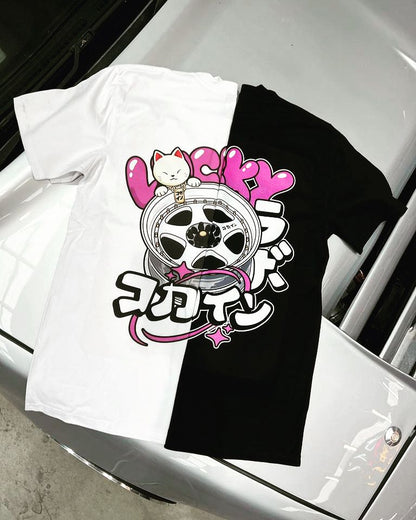 "Lucky Labo" x KOKAINE T Shirt // Black