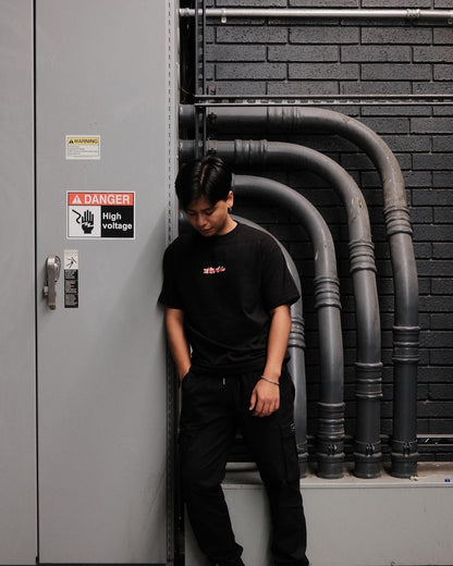Illiminate x KOKAINE "POP UP" T Shirt // Black
