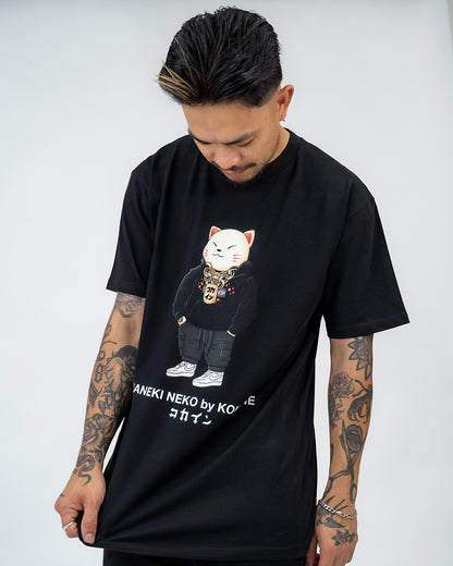 "Neko" by KOKAINE T Shirt // Black