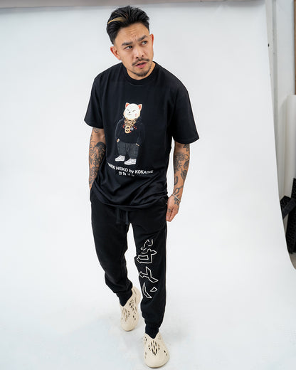 "Neko" by KOKAINE T Shirt // Black