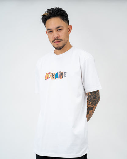"Ransom" English Logo T Shirt // White