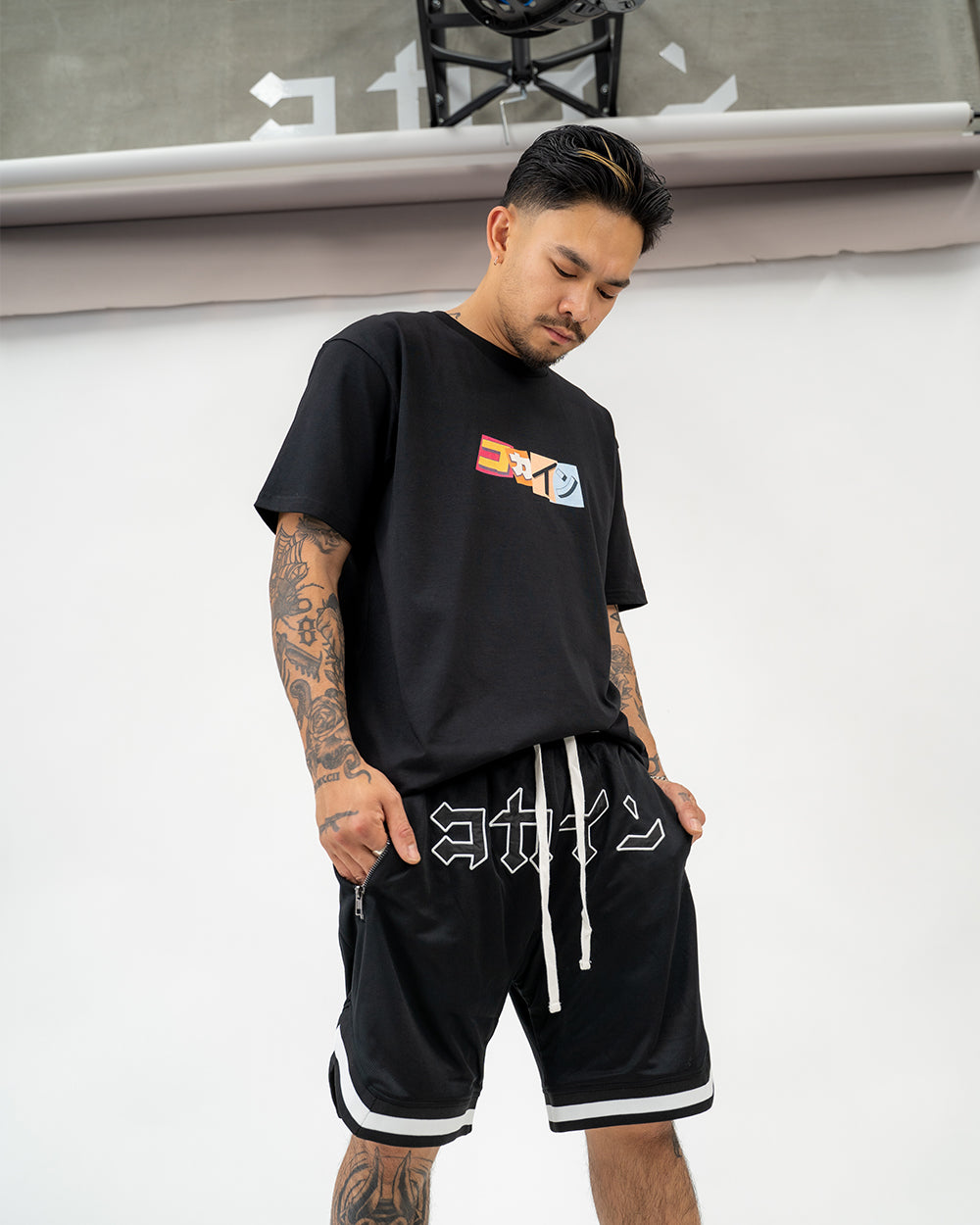 "Ransom" Japanese Logo T Shirt // Black