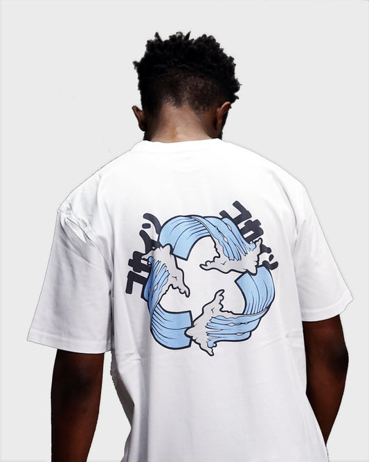 "Eternal Waves" T Shirt // White